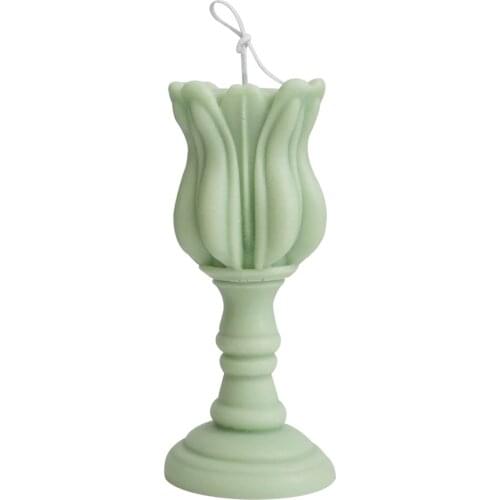 Candle Silicone Mold Aromatherapy Tulip DIY Handmade Mould For Children To Cultivate Hands-on Interest In Making Gifts