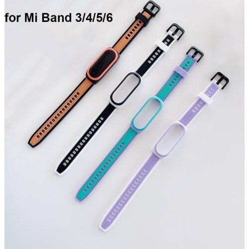 Mi Band 5 Genuine Leather Bracelet for Xiaomi Mi Band 4 Strap for Xiaomi Mi Band 3 Bands Luxury Straps for Woman Man Mi3 Mi4 Mi5