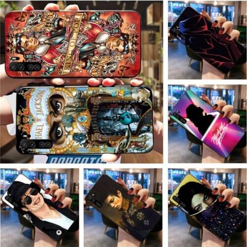 Super Star Michael Jackson Silicone Black Phone Case For Huawei Nova 6se 7 7pro 7se honor 7A 8A 7C 9C Play