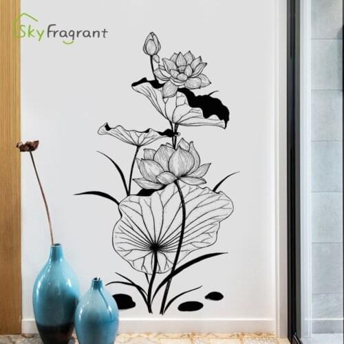Черные наклейки на стену Skyfragrant China At AliExpress