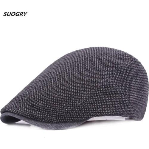 SUOGRY 2018 Cotton Beret Hats For Men or Women Retro Hat Berets Caps