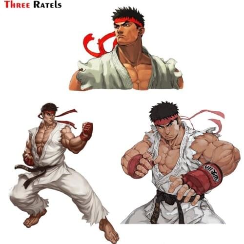 Three Ratels FC938 Ryu Fighter Car Body Sticker Motorcycle Road Bike Decal