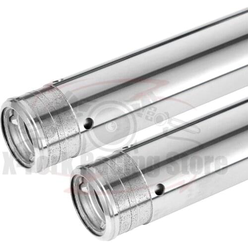 Front Fork Inner Tubes Shock Pipes For KAWASAKI VN800 Vulcan 1995-2005 1996 1997 1998 1999 2000 2001 2002 41X665mm 44013-1412