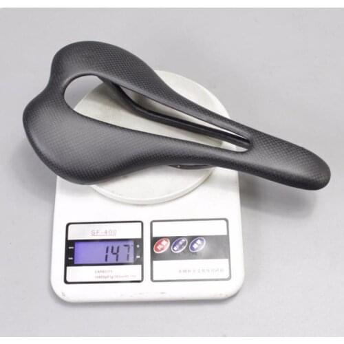 3K Full Carbon Fiber Cycling Saddle Ultralight Iatlia Big Hole Road Carbon Bicycle Saddle MTB Road race bike seat bicycle parts