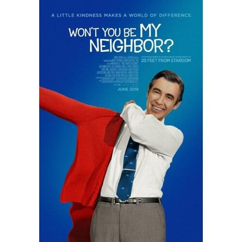 Won't You Be My Neighbor? Movie Art Silk Poster Print 24x36inch