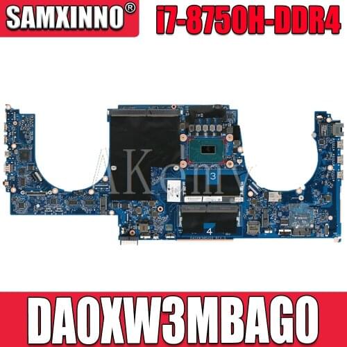 High quality L28461-001 For HP ZBOOK 17 G5 laptop motherboard DA0XW3MBAG0 SR3YY I7-8750H DDR4 100% Fully Tested