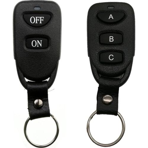 Xuanlongyuan Black leather buckle 2 3 CH 2CH 3CH Wireless Remote Control RF Transmitter,315/433.92 MHZ/lamp/Garage Door/shutters