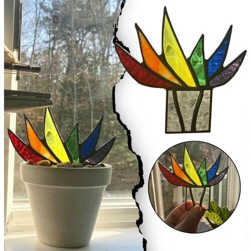 1 PC Diy Metal Agave Plant Tequila Rustic Sculpture Garden Yard Art Decoration Statue Home Decor Garden Decoration Accessories