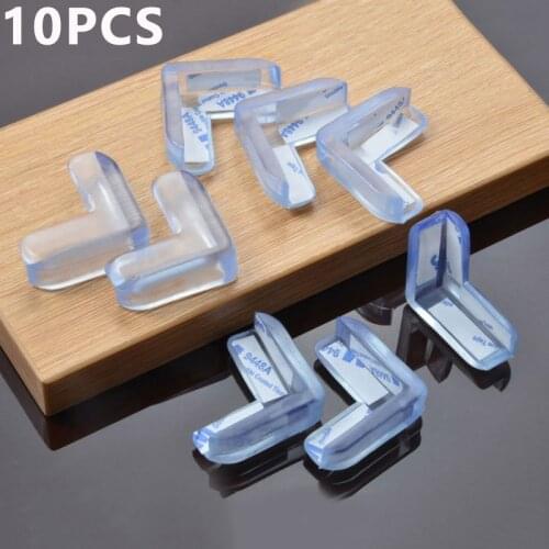12/4pcs Baby Anti-collision Corner Thickened Silicone Safety Table Corner Protective Cover Child Anti-collision Edge