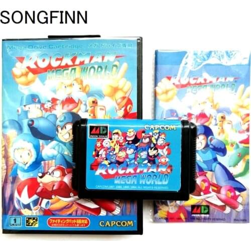 16 bit MD Memory Card With Box and Instruction Book for Sega Mega Drive for SEGA Genesis Megadrive - Rockman Mega World