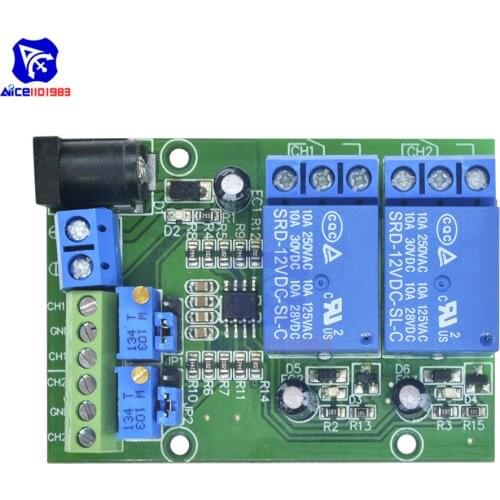 Unique DC 12V 2Channel Voltage Comparator Precise LM393 Module