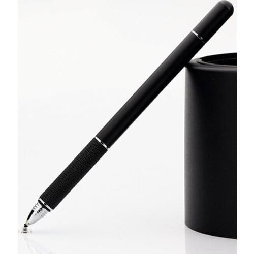 50pcs/lot 2 in 1 Capacitive Stylus Signing Pen Touch Screen Drawing Pens with Conductive Touch Sucker for Tablet PC Smart Phone