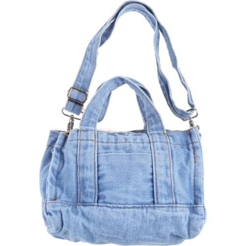 D0LF Women Denim Handbag Shoulder Lady Crossbody Bag Tote Messenger Satchel Purse