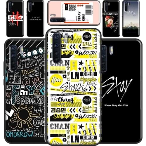 KPOP Stray Kids Case For OPPO A93 A91 A83 A5 A9 A31 A53 2020 A52 A72 A15 A3S A5S F5 Find X3 Pro Cover Capa