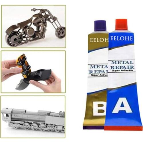 2Pcs AB glue Repair Glue Repair Industrial Adhesive Steel Metal Glass Ceramics Welding Wall Repairing Leakage Plugging Glue