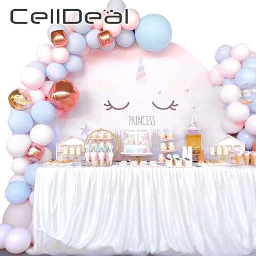 Macaron Balloons Latex Birthday Party Garland Arch Blue Pink Ballon Wedding Baby Kids Shower Decoration Festival Event Ballons