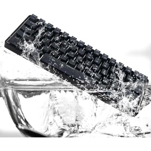 Mini Portable Mechanical Keyboard Wireless Bluetooth Dual Mode RGB 61 Keys Backlight Gaming Keyboard DK61 For Phone Table PC