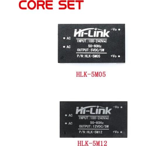 HLK-5M05 HLK-5M12 AC-DC 220V to 5V 12V Power Module AC to DC Step Down Buck Module Low Ripple