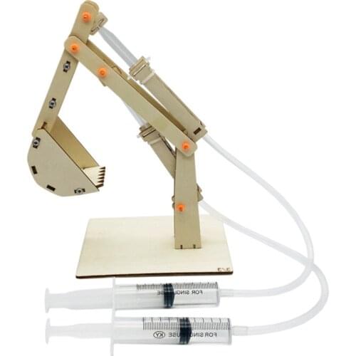 DIY Stem Needle Tube Excavator Model Kit For Kids Physical Science Experiments Toy Set Preschool Educational