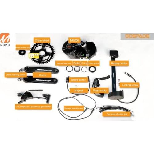 Dependable quality central Ebike mid drive motor meet EU regulations easy installation Electric bike conversion kits