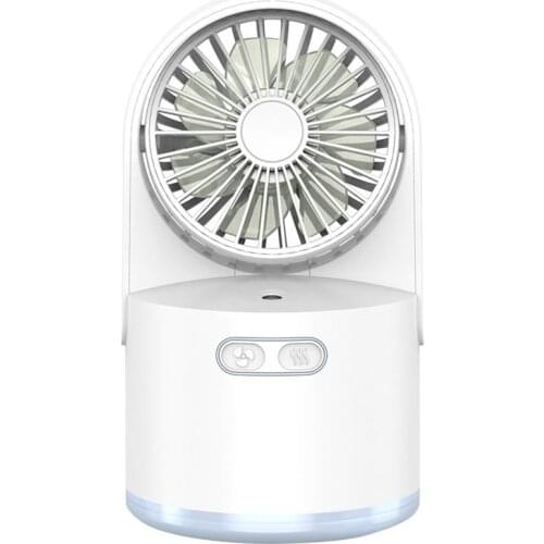 Desk Fan With Humidifier Portable Table Fan 3 Wind Modes And 2 Spray Modes USB Spray Fan For Bedroom Office Outdoor