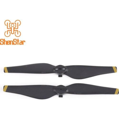 1pack of 1pair 5332S Quick-Release Propellers CW + CCW Props for DJI MAVIC AIR Drone Spare Parts Paddle with White /Gold Stripes