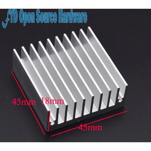 Heat sink 45*45*18MM (silver) quality radiator
