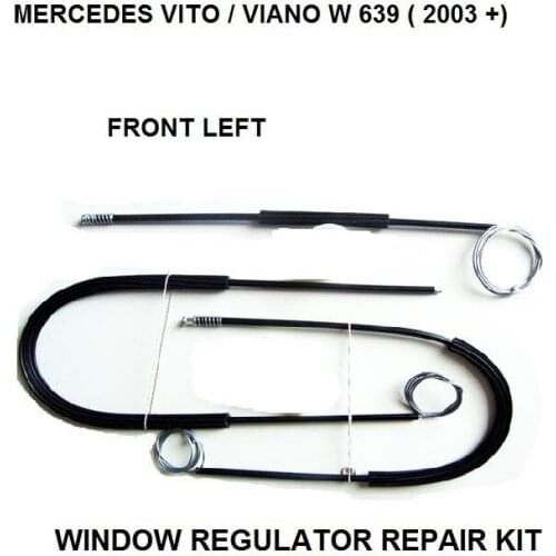 FOR MERCEDES VITO / VIANO W 639 WINDOW REGULATOR REPAIR KIT FRONT-LEFT FROM 2003