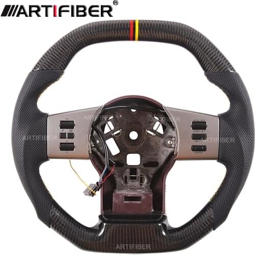 Real Carbon Fiber Steering Wheel for Nissan Navara Frontier