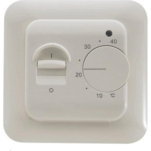 RTC70 Mechanical Thermostat Electric Floor Heating Temperature Control Infrared Heater with External NTC Sensor Probe 16A 220VAC
