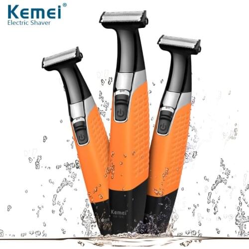 Kemei body trimmer rechargeable electric shaver beard shaver electric razor men shaving machine hair trimmer face care