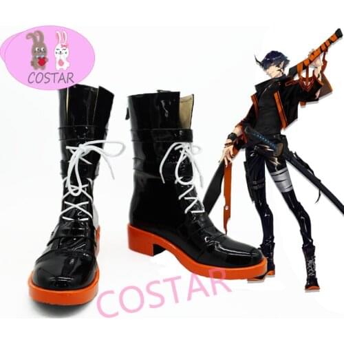 Unisex Anime Cosplay Arknights Flamebringer Cosplay Costumes Boots Custom Made halloween role play carnival
