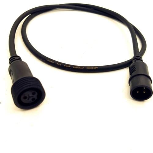 Waterproof Power Cable & DMX Signal Cable Connector