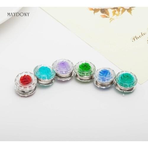 XT72 wholesale fashion headwear scarf magnet brooch Round hijab clips 12pcs/lot