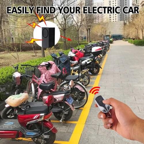 Anti-Theft Horn Loud Lock Remote Control System Security Electric Scooter Alarm Outdoor Portable E-bike Car Skateboard