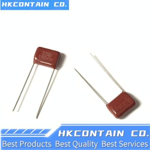 10pcs CBB 1000V 102J 222J 472J 104J 224J 1KV 0.001UF 1NF 1000PF 2.2NF 4.7NF 0.1UF 100NF 0.22UF 220NF