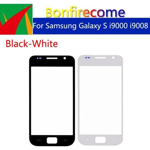 10pcs\lot i9000 Touchscreen For Samsung Galaxy S i9000 i9008 LCD Front Outer Glass Touch Screen Lens Replacement 4.0"