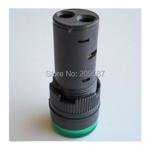 10pcs 110V 16mm Green LED Power Indicator Signal Light