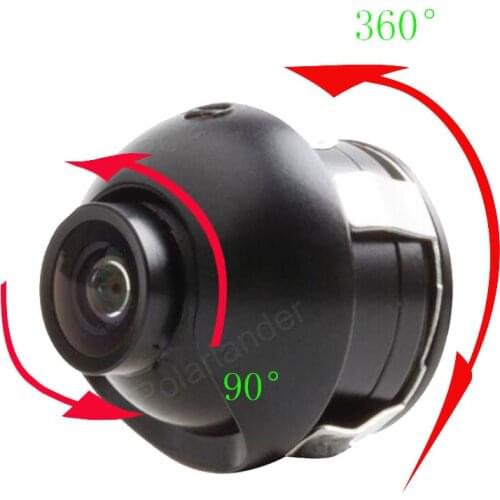 360 degree Rotation CCD HD car camera front/side/left/right /rear view camera universal car reverse backup camera
