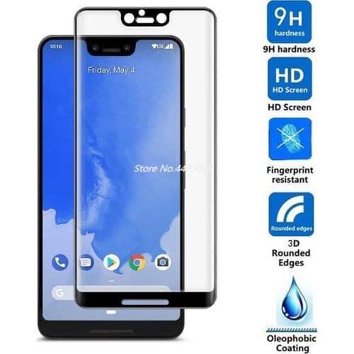 3D Curved Tempered Glass For Google Pixel 2 2XL 3 3XL Full Cover Screen Protector For Google Pixel 2 3 XL Protective Film Glass