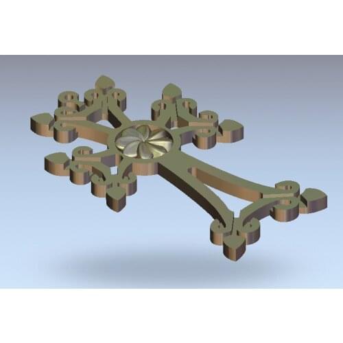 3D flower plant relief for CNC router engrave Artcam Aspire type3 STL format file M486