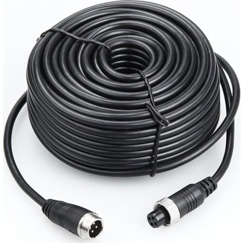 Free Shipping 5M/10M/15M/20M/25M 4 PIN Aviation Connector Cable Video and Audio Cable,Professional Extend Cable for CCTV Mdvr