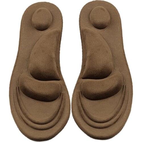 4D Soft Sponge Foam Womens Arch Support Insoles Padded Shoes Boots Inserts Pads