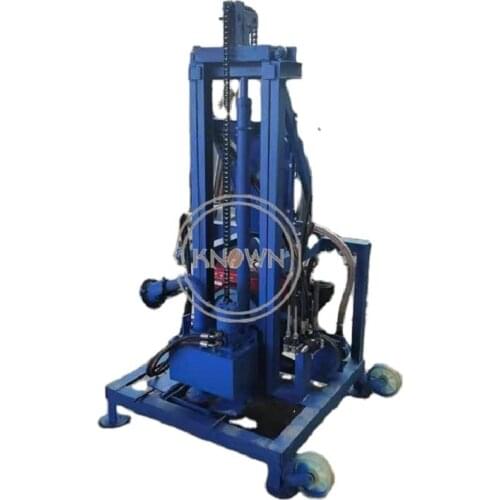 8HP Diesel Engine Deep Water Well Drilling Machines Customized Drill Bits Pipes Tube Mine Drilling Rig For Sale Chile