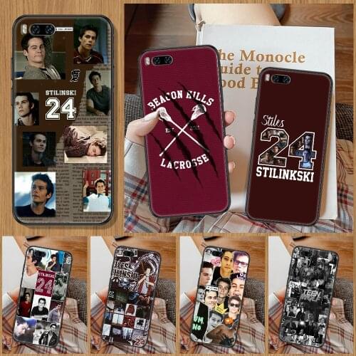 Dylan O'Brien Teen Wolf Phone Case For Xiaomi Mi Note 8 9 10 11 9T 10T A3 Lite Pro Ultra black painting funda luxury hoesjes