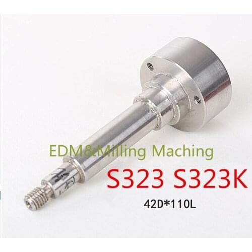 CNC Wire EDM Machine Part S323 S323K Lead Wheel Axis 42X110mm For SEIBU EW-K2/K3 (AWF) Machine Series