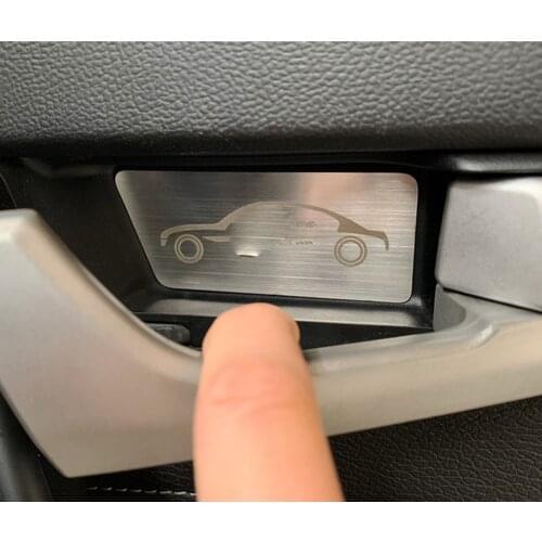 For Chevrolet 2008-2017 CAPTIVA Interior Door Handle Bowl decoration trim Cover Sticker Car Accessories