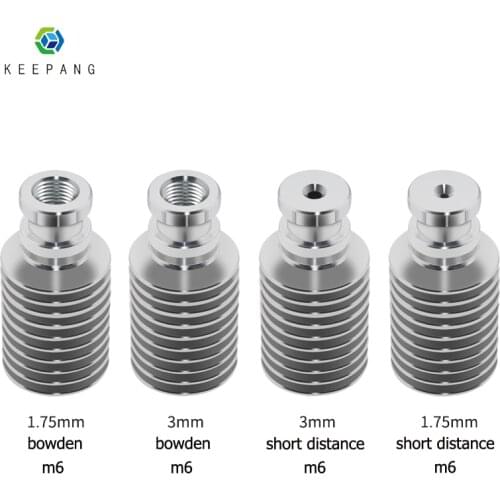 ED3 Heat Sink 3D Printer V5 J-head Extruder Radiator Remote All-Metal Long Short Distance Heat Pipe For E3D 1.75mm 3mm Feeding