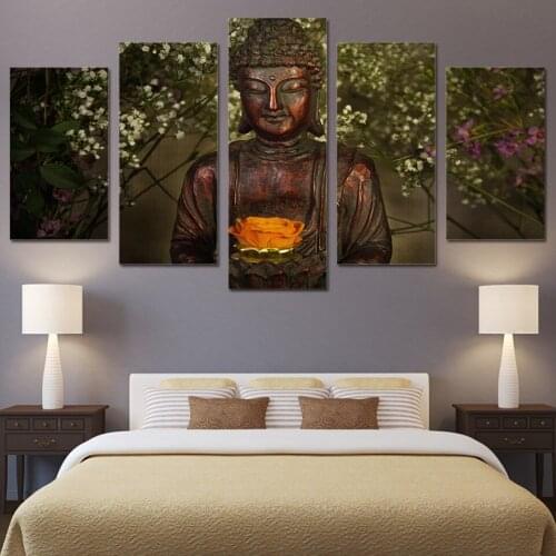 Canvas art Printed Buddha art Painting Canvas Print room decor print poster picture canvas Free shipping/NY-6355