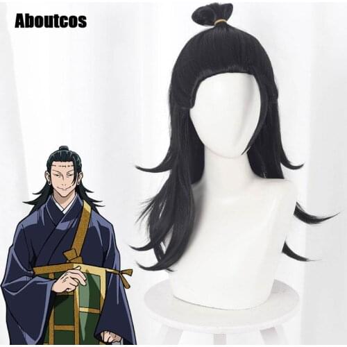 Anime Jujutsu Kaisen Zenin Mai Cosplay Short Costume Heat Resistant Synthetic Hair Halloween Carnival Party Accessories Hair